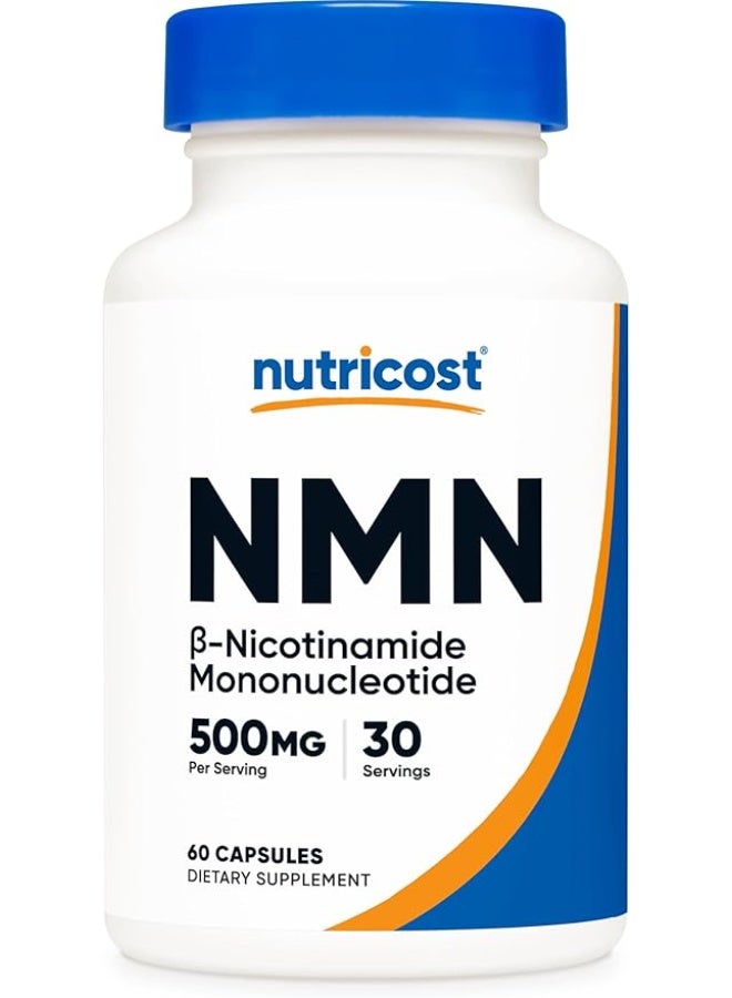 Nutricost, NMN, 60 Capsules (250 mg per Capsule) - Image 1
